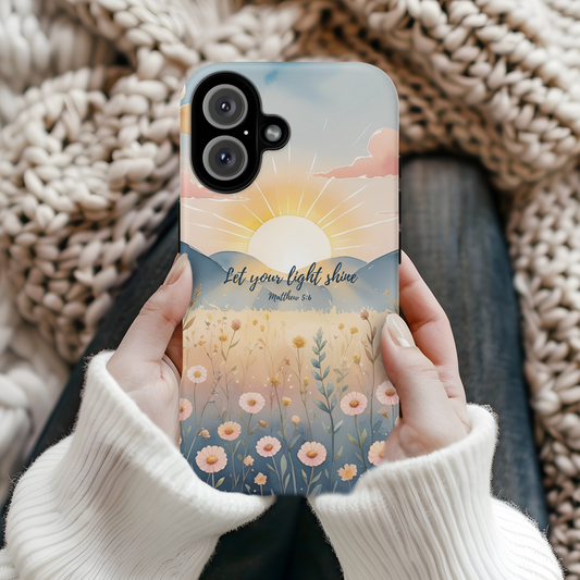 Let Your Light Shine iPhone Case