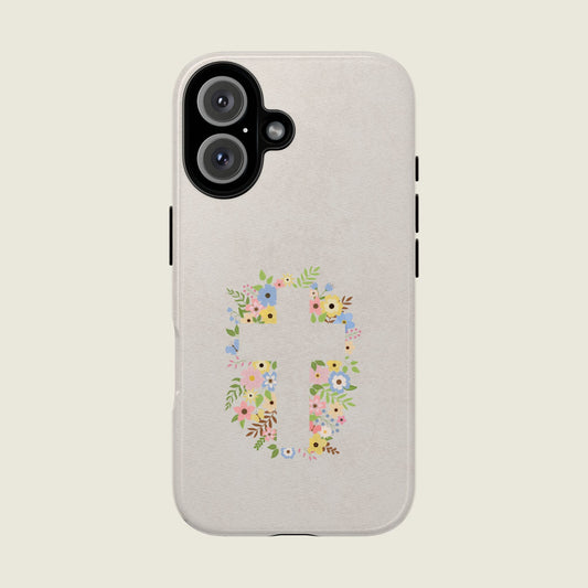 Floral Cross iPhone Case